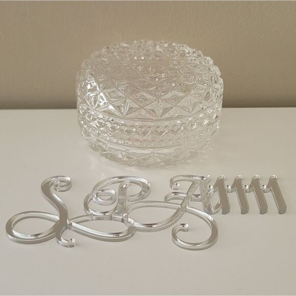 Kristal Zajecar Jewelry Box Crystal Trinket Candy Dish Read Description #1014 - Picture 3 of 16